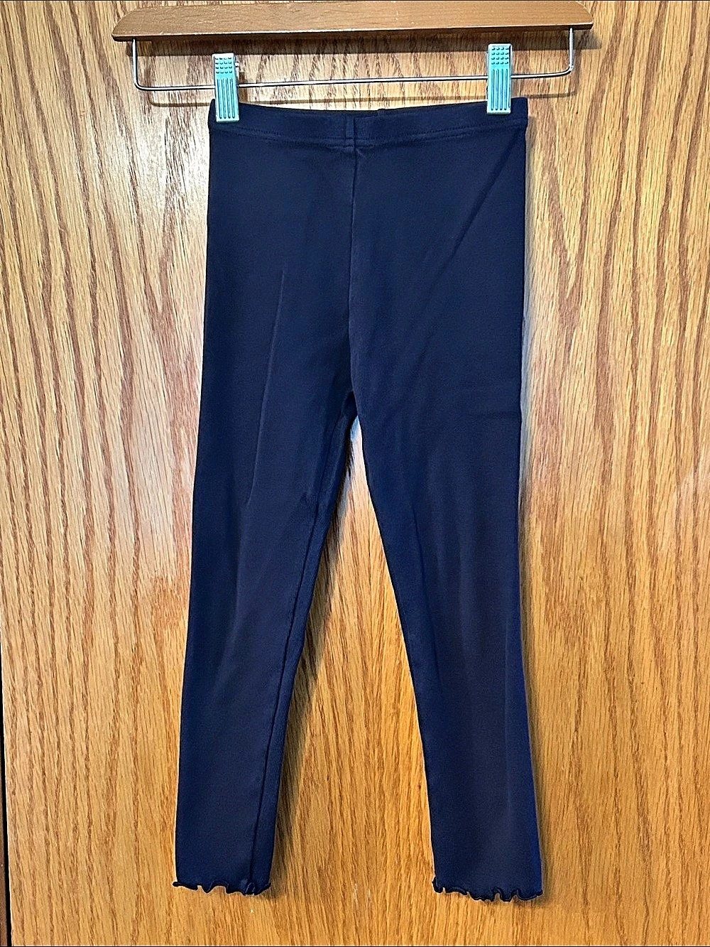 Vintage Gymboree Girls Leggings Navy Blue Size 5 Large
